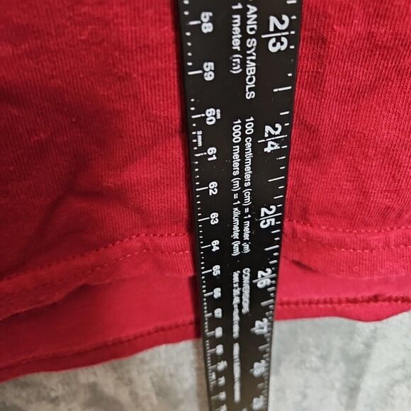 Florida State Seminoles Football Tshirt NO SZ TAG  ? LG Red SEE MEASUREMENTS - Picture 4 of 8